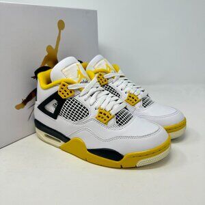 Air Jordan 4 Retro Women's Sneaker, AQ9129 101, Vivid Sulfur